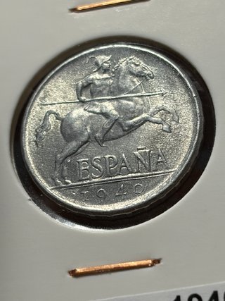 moneda de 5 céntimos 1940 SC s/c Sin circular FDC