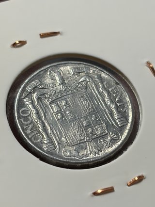 moneda de 5 céntimos 1940 SC s/c Sin circular FDC