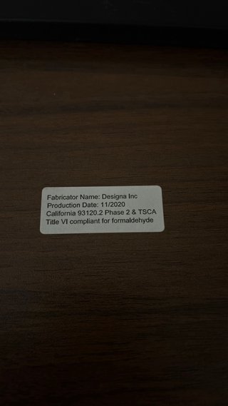 Mesa escritorio plegable madera y metal