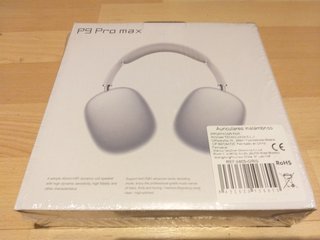 Auriculares P9 Pro max Bluetooth blancos
