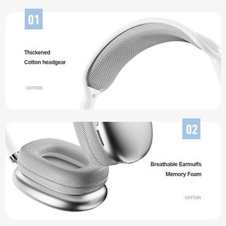 Auriculares P9 Pro max Bluetooth blancos