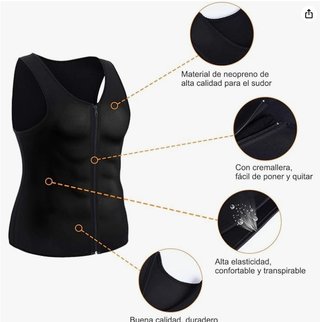 Chaleco Sauna Neopreno Adelgazar Faja Reductora