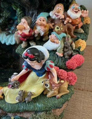 Figura Blancanieves y los siete enanitos años 90