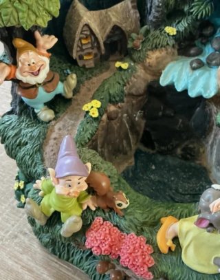 Figura Blancanieves y los siete enanitos años 90