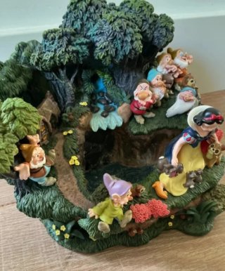 Figura Blancanieves y los siete enanitos años 90