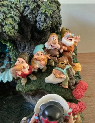 Figura Blancanieves y los siete enanitos años 90