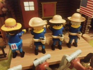 Playmobil Soldati del West con Cavalli