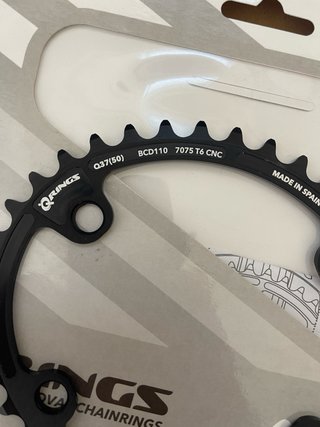 Platos Rotor Q Rings Ovalados 110x4 50/37