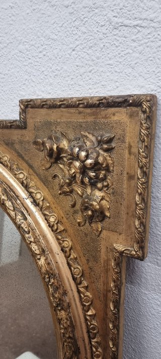 Espejo Antiguo Dorado S. XIX La Camerana