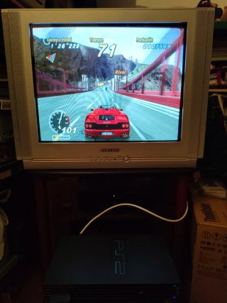 Consola PlayStation 2 Negra Completa