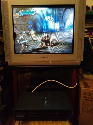 Consola PlayStation 2 Negra Completa