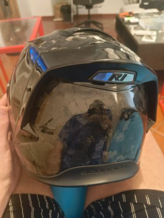 Casco Scorpion Exo R1 Carbon Onyx
