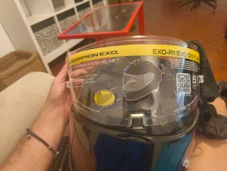 Casco Scorpion Exo R1 Carbon Onyx