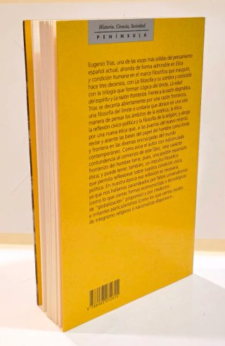 Libro Ética y condición humana Eugenio Trías