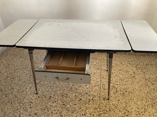 Mesa de cocina vintage extensible