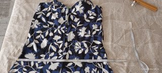 Mono largo floral Benetton Talla 46