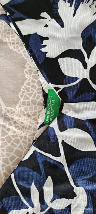 Mono largo floral Benetton Talla 46
