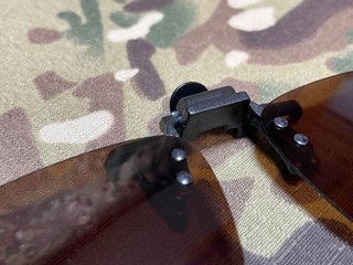 Clip-on Gafas de Sol Polarizadas Marrones