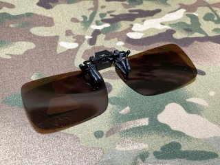 Clip-on Gafas de Sol Polarizadas Marrones