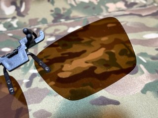 Clip-on Gafas de Sol Polarizadas Marrones