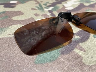 Clip-on Gafas de Sol Polarizadas Marrones
