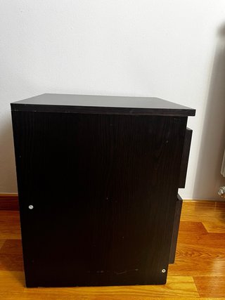 Mesita de noche Kullen Ikea Negra