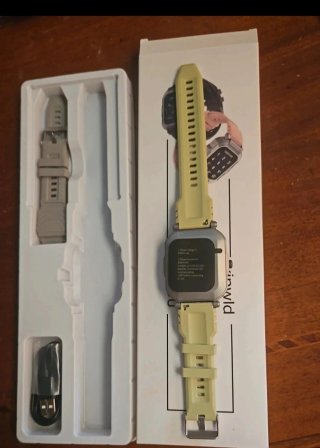 Smartwatch Xinwld H30 Grigio/Giallo Nuovo