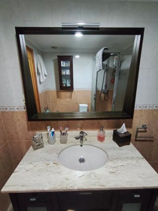 Espejo de baño con luz 110x85