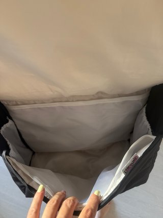Cochecito de bebé negro estampado