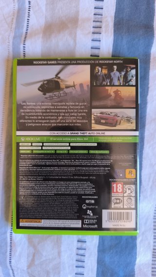 Grand Theft Auto V Xbox 360