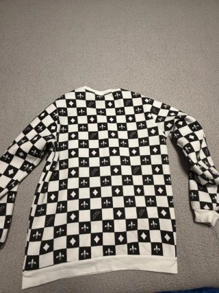 Icono Couture Sudadera Cuadros Fleur de Lis