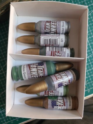 Team Yankee American Paint Set