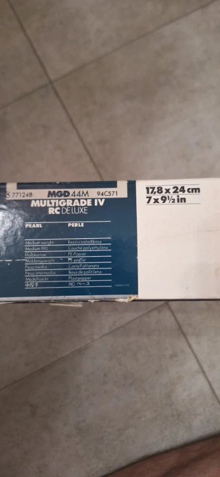 Carta fotografica Ilford Multigrade RC