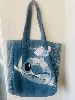 Bolsa de tela vaquera STICH Disney