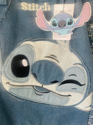 Bolsa de tela vaquera STICH Disney