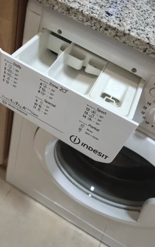 Lavadora Indesit 7kg Blanca A+++