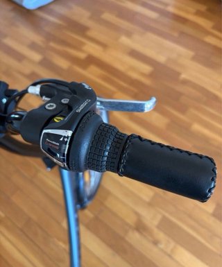 Bicicleta Moma plegable Gris