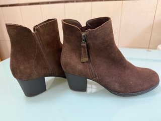 Botines marrones tacón 6 cm