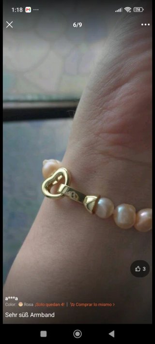 Pulsera Perlas Río Cultivadas