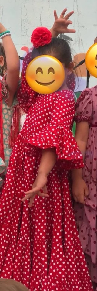 Traje Flamenca Niña 2 Años Micaela Villa