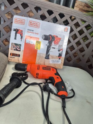 Taladro Percutor Black+Decker 500W