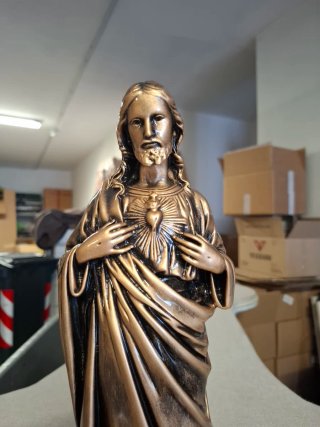 Statua Sacro Cuore di Gesù Bronzo