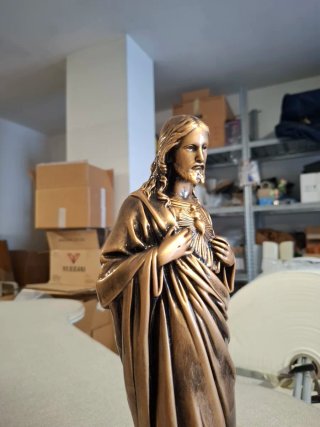 Statua Sacro Cuore di Gesù Bronzo