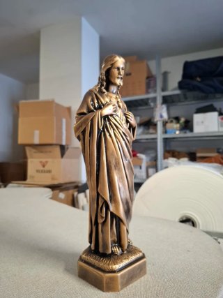 Statua Sacro Cuore di Gesù Bronzo