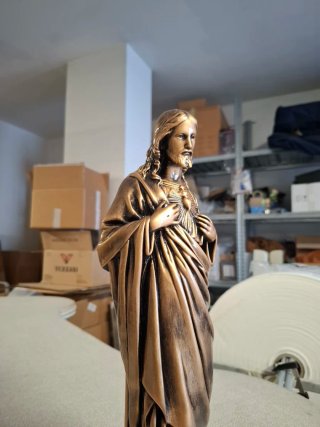 Statua Sacro Cuore di Gesù Bronzo