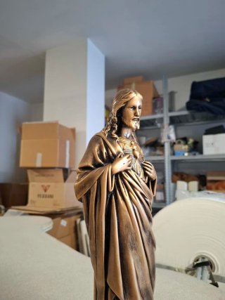 Statua Sacro Cuore di Gesù Bronzo