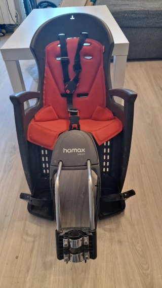Silla Bicicleta Hamax Smiley Roja
