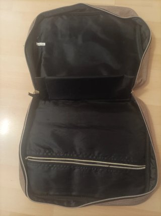Bolsa We R Memory Keepers beige y gris