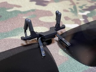 Clip-on Gafas de Sol Polarizadas negras