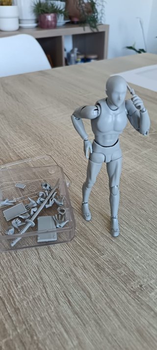 Body-chan DX SET gris original Bandai